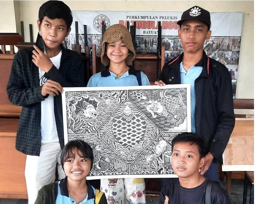 LUKISAN GAYA BATUAN